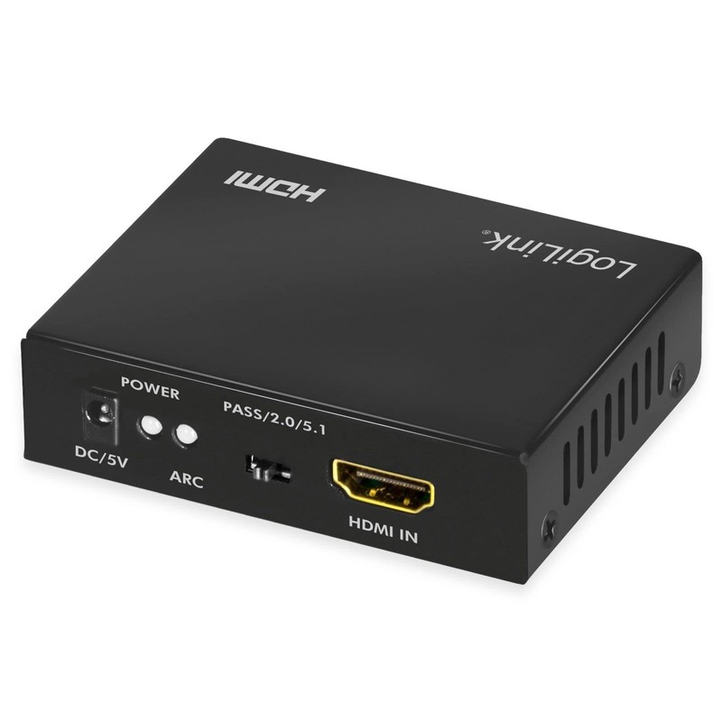 LogiLink HD0055 - HDMI Audio Extractor, 2CH/5.1CH, 4K/60Hz