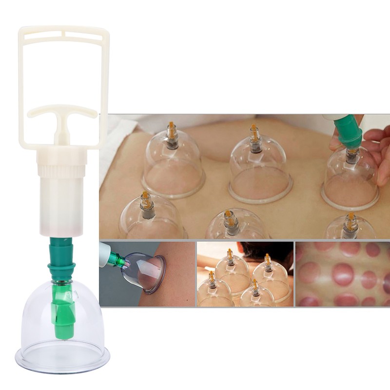 12pcs Vacuum Suction Cupping Cup Acupuncture Therapy Massage Cupping Set