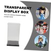 BESPORTBLE 1Pc Acrylic Cube Display Box Transparent Dust Storage Container