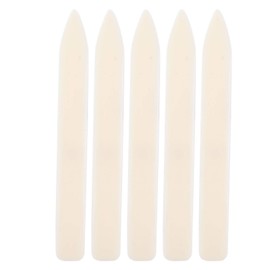 Paquete de 5 Herramientas de Carpeta de Huesos para Marcar Papel de Arrugado Plegable Manualidades de Cuero para Recortar Bordes Accesorios de Herramientas de Costura(8.1 x 1in)