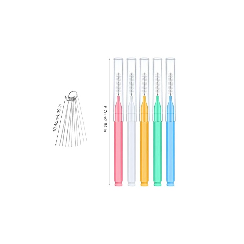 Duschreinigungsbürste – Reinigungspinsel für das Badezimmer | Set mit Duschkopf-Reinigungsbürsten