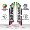 LookOurWay Feather Flag Banner - 12 Feet Tall Advertising Flags