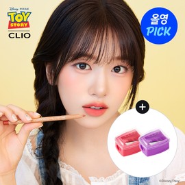 CLIO [TOY STORY] CLIO VELVET LIP PENCIL SET (+Sharpener) - [SET] 008 Mood Shade (+Sharpener)
