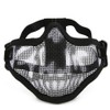 Metal Mesh Face Guard Tactics Half Cover Protective for Paintball