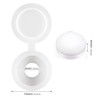 Plastic Hinged Screw Cover Caps Fold Screw Snap Covers Washer