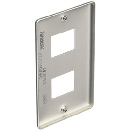 Panasonic Full Color New Metal Plate for 2 Covers/P WN7502P [Genuine Packaging Product]