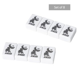 8 Pieces of Joker Tiles 004 (1.2", Tiles Only) Suit for Standard Sized American Mahjong Tile Set, Mahjong Game Set, Mah-jongg Sets