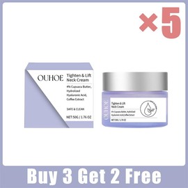 ouhoe Neck Cream Neck Skin Care Essence Cream Anti Aging Whitening Moisturizing - Specification: 5pcs