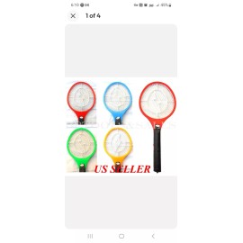 Gecko Cordless Rechargeable Bug Zapper Mosquito Insect Electric Fly Swatter Racket Bat
