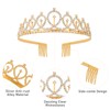 Sibba Tiaras Crown Princess Crystal Rhinestone Crown Bridal Wedding Headband