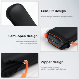 CYNOVA Tasche für INSTA360 X4 Tragetasche für INSTA360 Zubehör, Hard Shell Reisetasche für Insta360 X4 Action Kamera