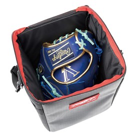 Rawlings EAOL15S02 Baseball Grab Holder II Black/Gold with Belt Grab Storage Baseball Accessory, Black