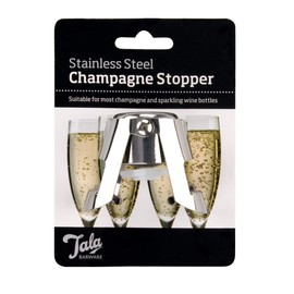 Tala Champagne Stopper, Perfect tool for keeping Bubbly and Sparkling Wines fresher for longer, Vacuum lock seal to lock in freshness