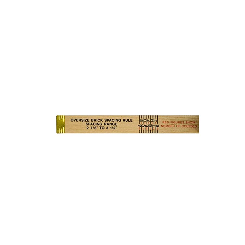 Bon Tool Oversized Brick Rule (Wood)