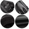 Winter Gloves Men Women Windproof Warm Thick Leather Thermal Mittens