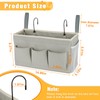 Lilithye Bedside Storage Organizer with Fixed Straps and Water Bottle