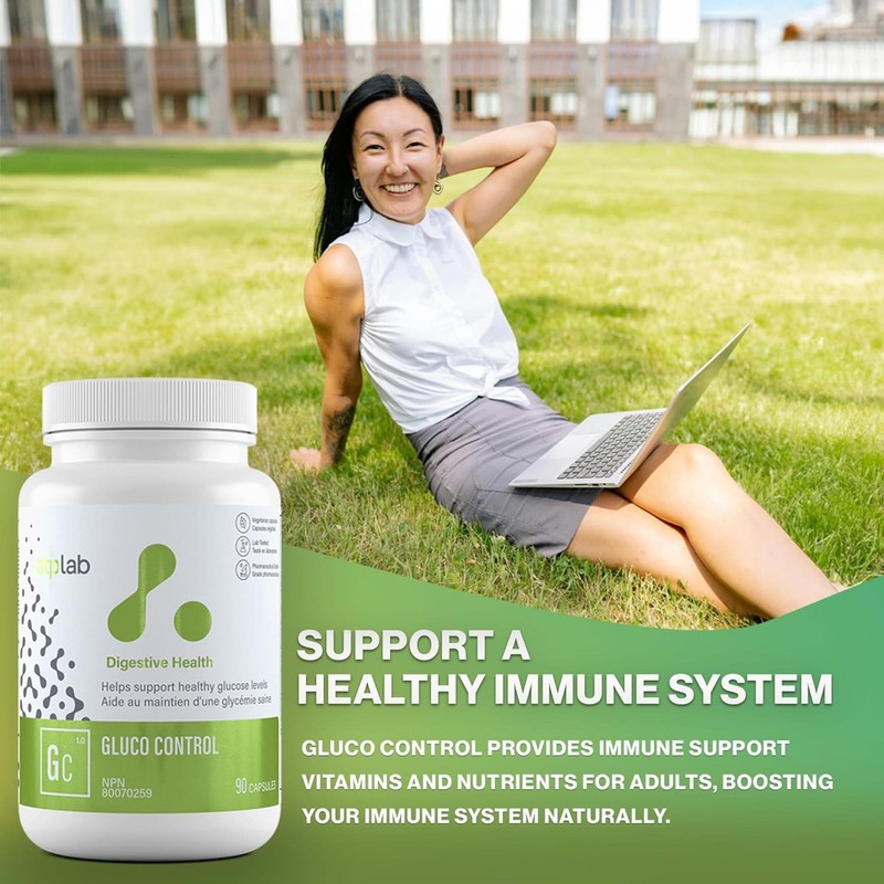 ATP Lab Gluco Control, 90 Vegetable Capsules, 90 Vegetable Capsules