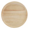Elegant Round Wood Tea Tray Sushi Snacks Fruits Serving Plate