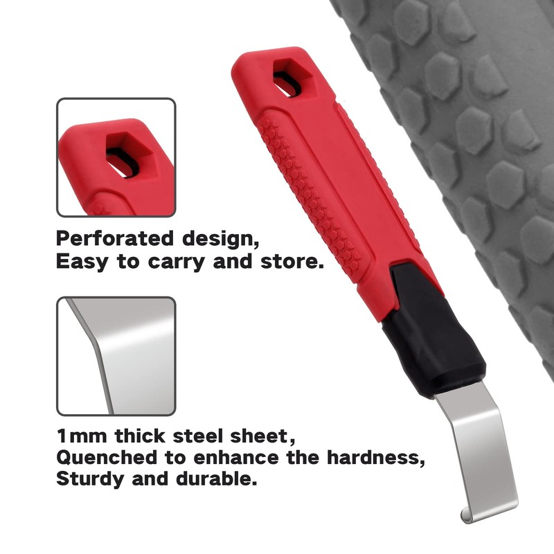 Vinyl Siding Removal Tool with Extra Long Handle- Steel Blade