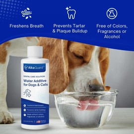 AlkaGuard Dental Water Additive for Dogs & Cats - 8oz