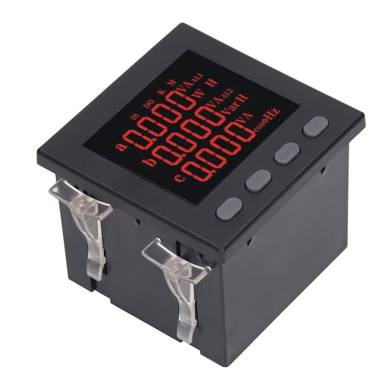 3 Phase Digital Ammeter Intelligent Multi Function Energy Power Meter