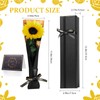 Touloube Sunflower Stabilized Real Eternal Flowers Gift Women Birthday Christmas