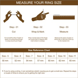 LeCalla 925 Sterling Silver 14K Gold Plated Dainty Chain Link Finger Rings for Women, Open Circle and Chain Statement Finger Ring for Women (Ring Size - 7 No.)