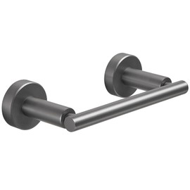 Cobbe Double Post Magnetic Suction Bathroom Toiler Paper Holder Wall Mount, Space Aluminum Toilet Paper Roll Holder for Bathroom, Rv (Gunmetal Grey)