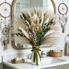 Olive Green Pampas Grass Decor 80Pcs