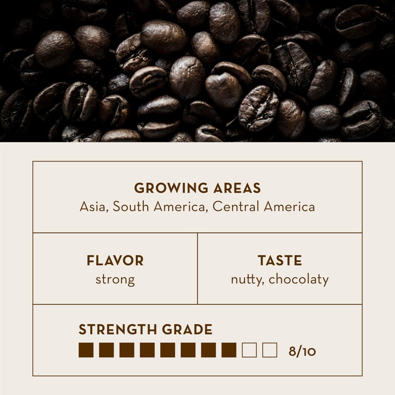 J. Hornig Caffè Crema Espresso Beans, Caffè Crema Classico, Strong