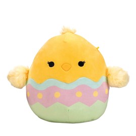 Kellytoys Squishmallows 12 inch Aimee The Yellow Chick in Egg Pillow Plushie Toy