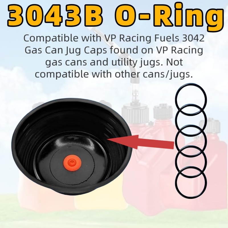 Hakolisz 3043B Replacement O-Ring for VP Racing Fuels 3042 Jug