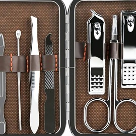 Portable Nail Cleaning Set Portable Clipper Equipment Care Tool Miscellaneous Travel Essential Items Nail Care Set 1+1 00912WT / 휴대용 손톱 정리 세트 휴대 용 클리퍼 기구 관리 도구 잡 여행 필수 아이템 네일케어 세트1+1 00912WT