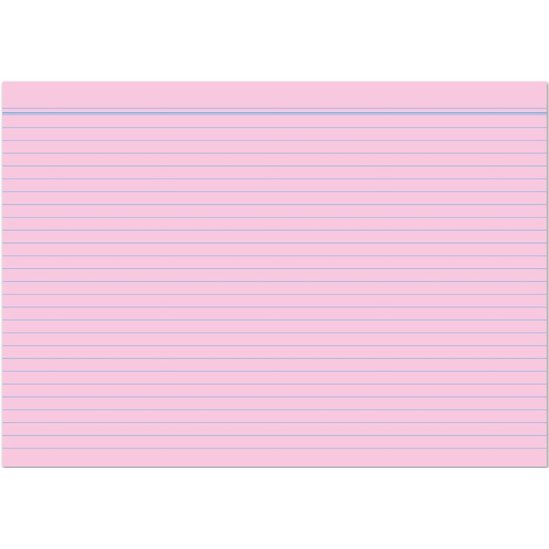 RNK 115073 Index Cards A7 Pack of 100 Pink