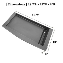 Shengyongh CC7599 (1-Pack) 18.7"L Cast Iron Griddle for Weber Genesis II and Genesis II LX 300, 400, and 600 Series Gas Grills