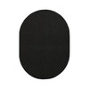 Furnish my Place Modern Indoor/Outdoor Solid Black Rug, Modern Area