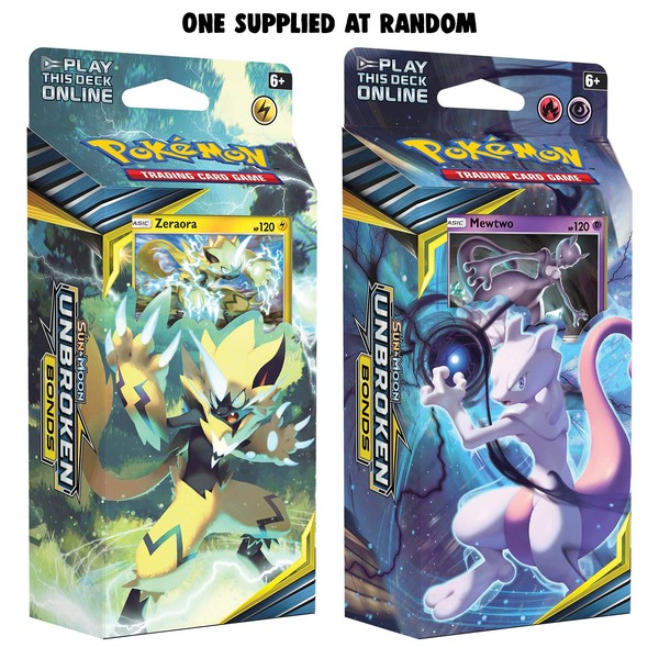 Pokémon TCG: Sun and Moon 10 Unbroken Bonds Theme Deck (One At Random)
