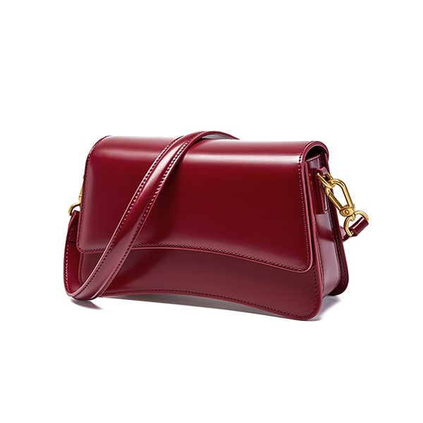 MoreFarther Crossbody Bag for Women, Genuine Leather Adjustable Shoulder Purse,