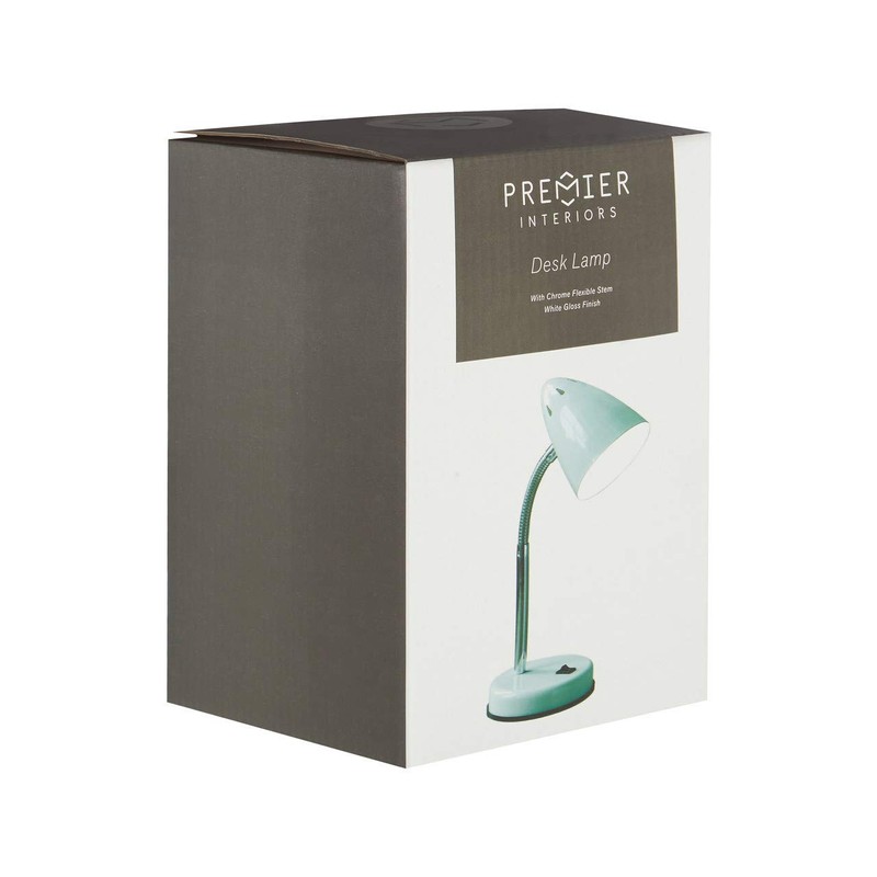 Premier Housewares Desk Lamp LED Reading / Study / Table