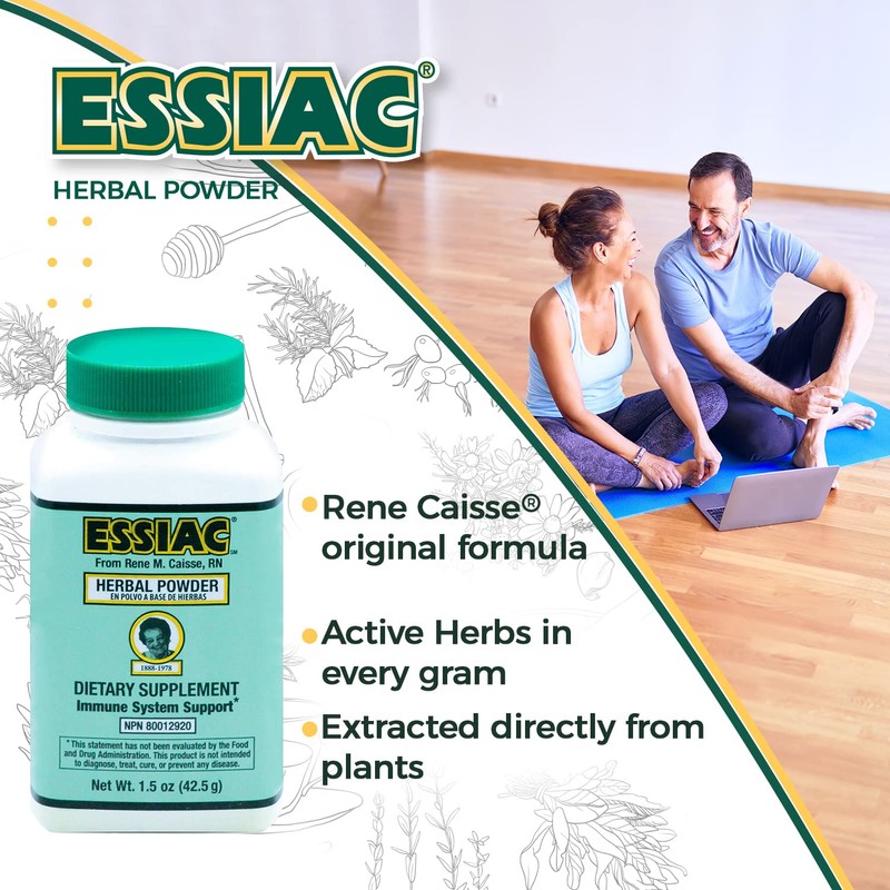Essiac ESSIAC? All-Natural Herbal Tea Powder C 42.5g Bottle |