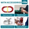 TARPAL 12ft Heavy Duty Round tarp Waterproof with Accessories 10mil