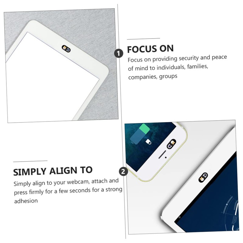 Mobestech 6pcs Webcam Cover Slide Web Cover Dog Pattern Easy