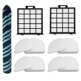 AZ4002 Accessories Kit Compatible With Shark AZ4000 AZ4002 Vacuum Cleaner, 1 Main Brush Roller,2 Hepa Filters,4 Foam & Felt Filters Compare to Part # 468FP4000#XHFAZ4000#XFFKAZ4000 (1+2+4)