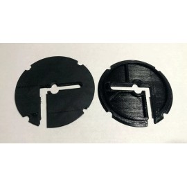 Ben's Creations Beveled Central Machine Scroll Saw Inserts - Set of TWO