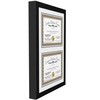 Creative Picture Frames 12x16 inch Classic Black Double Diploma Frame