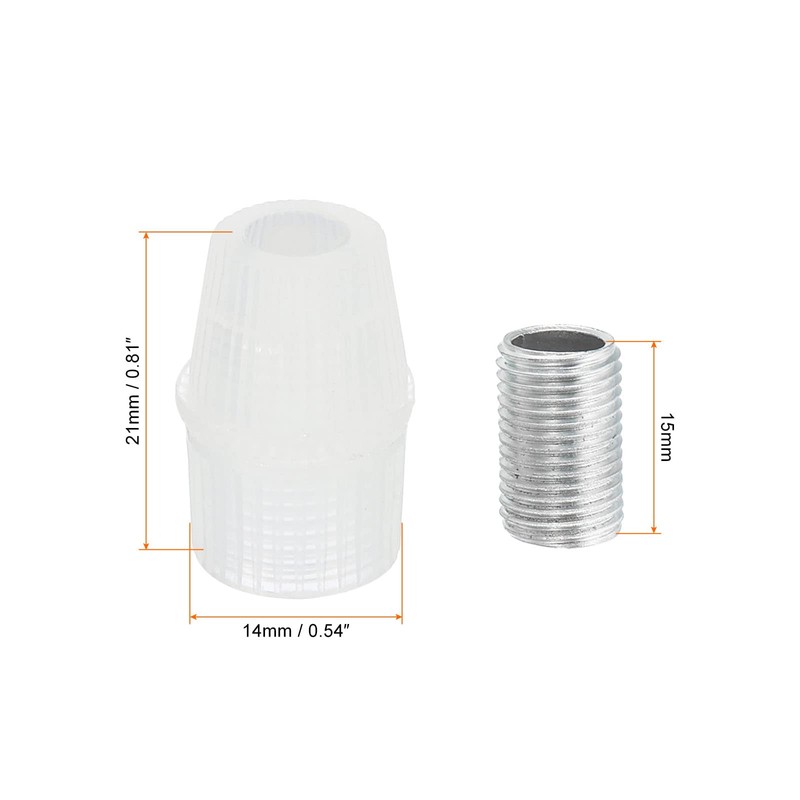 PATIKIL Lighting Cord Grips Connector, Carbon Steel Light Cable Glands