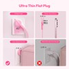 Pink Power Strip, NTONPOWER Surge Protector Power Strip, Cute Pink