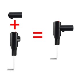 Azxhilarate Garage Door Sensor Sun Shade Protector, Compatible with Genie Sensors, 2 Pack, Black