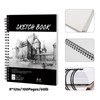 Art Sketchbook 100 Sheets 12in Long 9in Wide Erasable Smudge