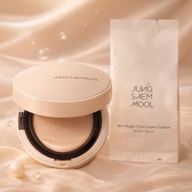 Jeongsaemmul JUNGSAEMMOOL Skin Nuder Cover Layer Cushion (main product + refill) / 정샘물 스킨 누더 커버레이어 쿠션 (본품+리필)